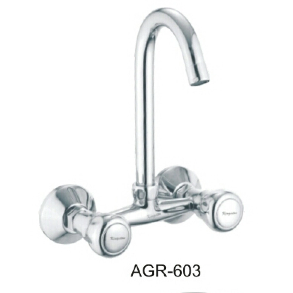 AGARNI SERIES / C.P. WALL MIXER WITH BEND ARRANGEMENT FOR OVERHEAD SHOWER 